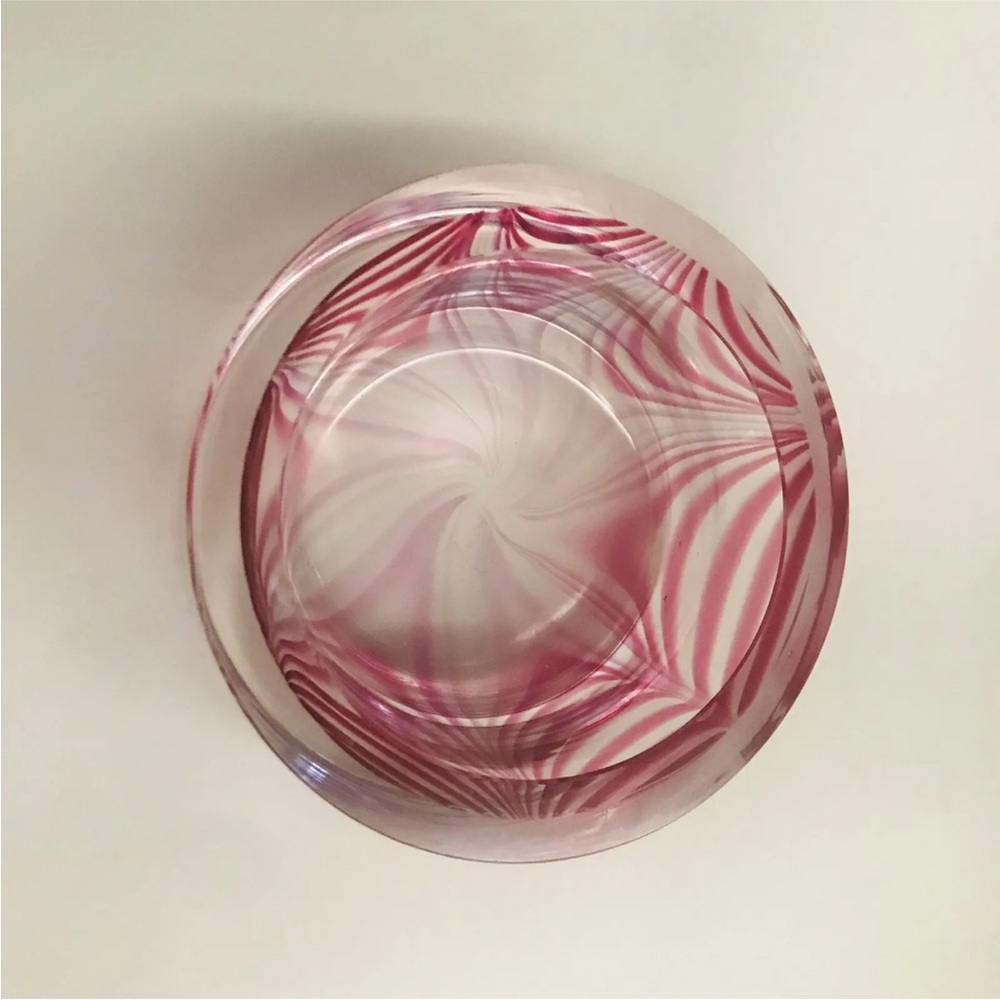 New Cenedese Vitri Fenicio Small Murano Glass Bowl Signed Dated on Bottom - Picture 5 of 16